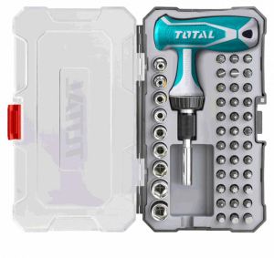TOTAL - Set surbelnita cu clichet - 47 piese