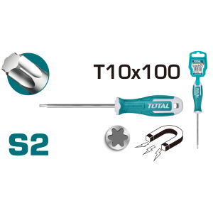 TOTAL - Surubelnita Torx-TX T10 - 5.0mm - 100mm -