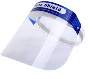 Viziera protectie plastic si burete