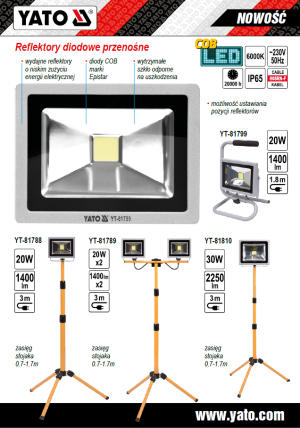 Reflector cu trepied ,20W