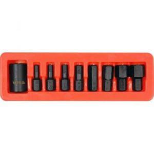 Set biti de impact hex 1/2'', 9 buc