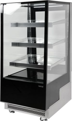 VITRINA FRIG CU REFRIGERARE 300L NEGRU