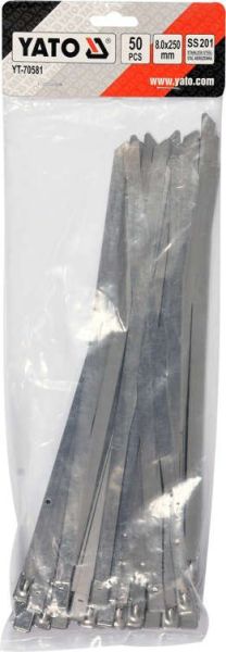 COLIERE METALICE REGLABILE 8.0X250MM 50B