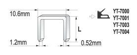 CAPSE YATO 12MM 1000BUC