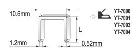 CAPSE YATO 6MM 1000BUC