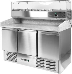 MASĂ RECE  PIZZA 368L ȘI ADAPTATOR 6XGN1