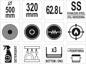 OALA CU CAPAC, 62.8L, 50X32CM