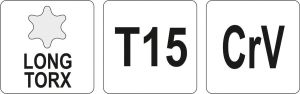 CHEIE TORX LUNGĂ T15