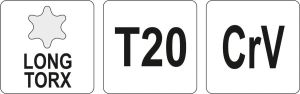 CHEIE TORX LUNGĂ T20