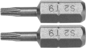 BIȚI 1/4 25MM TORX T9 2 BUC