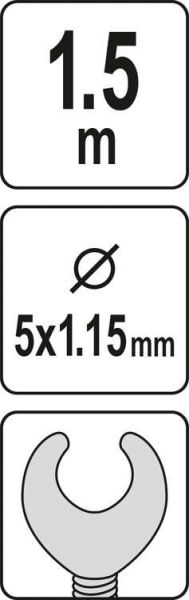 SARPE DESFUNDAT TEVI 1,5M X 5MM