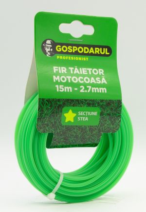 Fir taietor 15m - 2.7mm (sectiune stea) (MC)