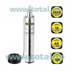 GOSPODARUL PROPFESIONIST, POMPA SUMERSIBILA APA CURATA 1500W, 3900 l/h, CABLU 15m