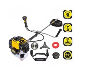 MOTOCOASA GOSPODARUL PROFESIONIST GP-55 - 6 CP, BENZINA 2T, 7 ACCESORII INCLUSE