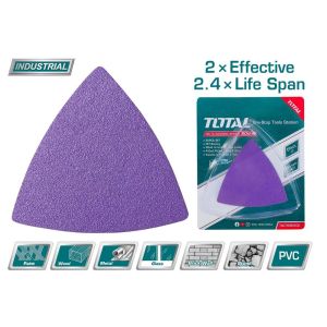 TOTAL - Hartie abraziva delta 80mm P40,P60,P80,P12