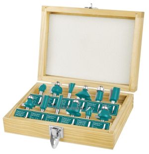 TOTAL - Set freze lemn - 8mm (12buc)